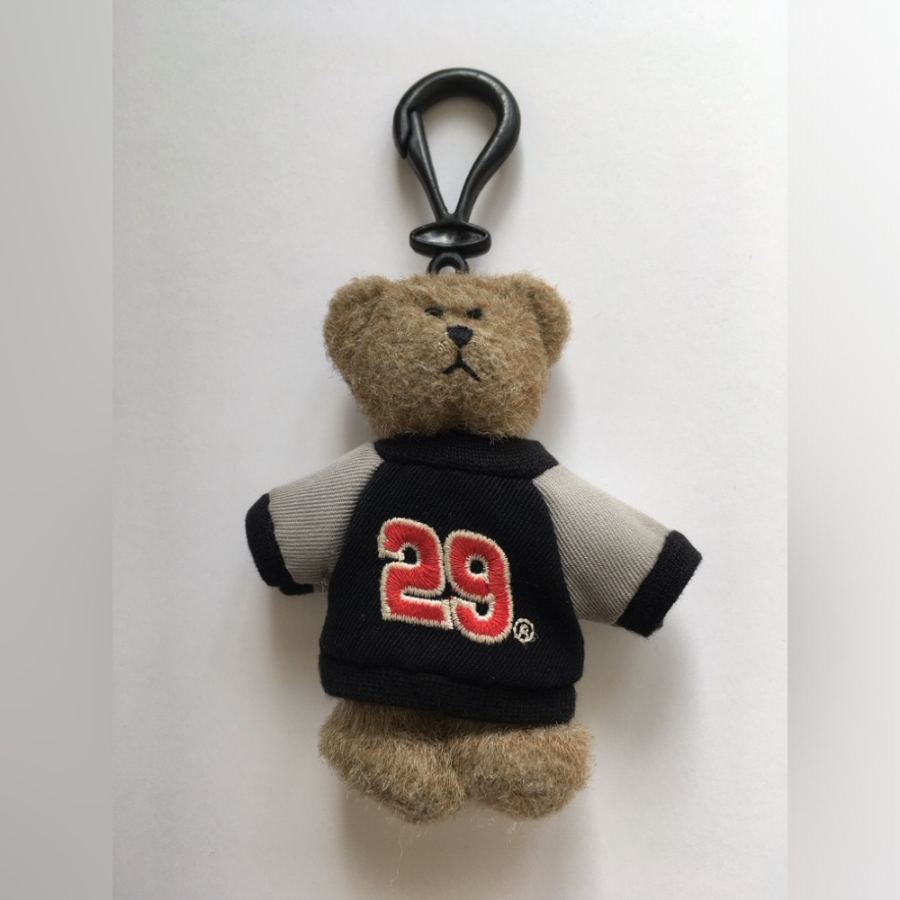 50% OFF if Bundled / Nascar Boyds 4” Teddy Bear Kevin Harvick Jersey Keychain